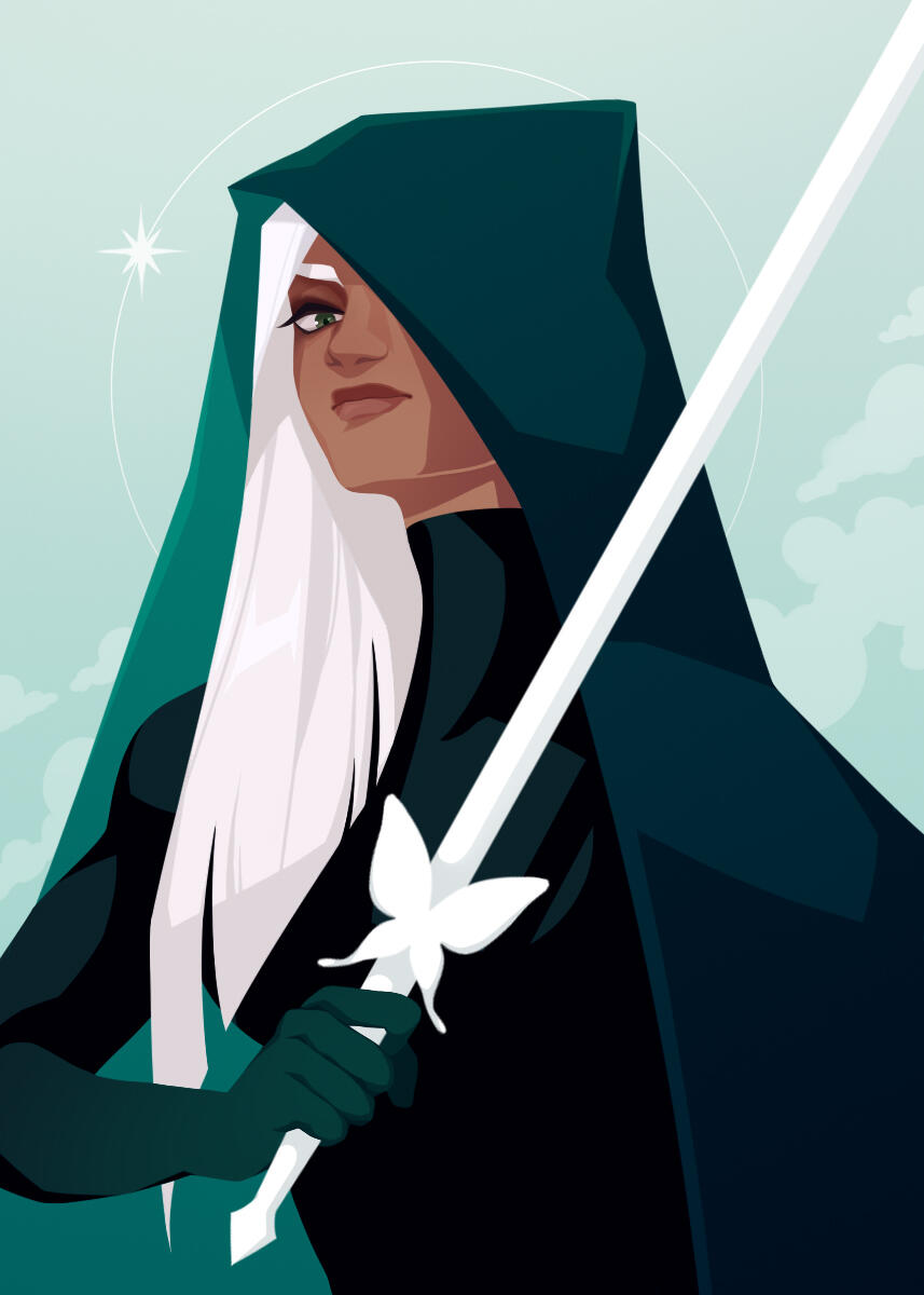 Queen of Swords ▲ Straightforward, unbiased reasoning, uncompromising ▼ Intimidating, cold-hearted, resentful